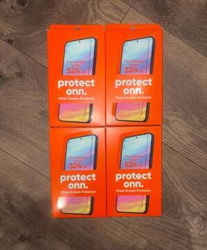 4 pack lot Onn. Glass Screen Protector Samsung Galaxy S24 5G